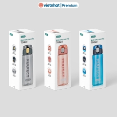 Bình nước thể thao 700ml Hokori B0082 Nhựa Việt Nhật Shop