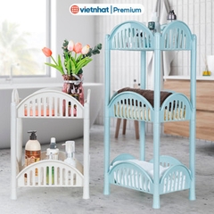 Kệ kiểu, kệ chữ nhật để đồ, kệ nhựa 2T, 3T 5522 Nhựa Việt Nhật Shop