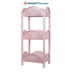 Kệ kiểu, kệ chữ nhật để đồ, kệ nhựa 2T, 3T 5522 Nhựa Việt Nhật Shop