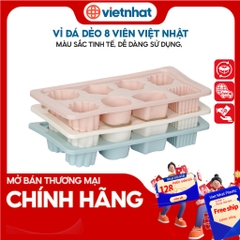 Khay đá, vỉ đá, khay làm thạch rau câu, vỉ đá 8 viên dẻo 6921 Nhựa Việt Nhật Shop