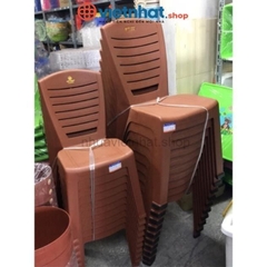 Ghế Nhựa Sọc Ngang G1941 - Hoàn Hảo Nhựa Việt Nhật Shop