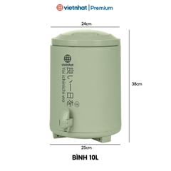 Bình giữ nhiệt có vòi loại to 6L, 8L, 10L Việt Nhật B3946 Nhựa Việt Nhật Premium