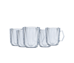 Cốc nhựa trong suốt có quai cầm cao cấp Hokori C6388 Nhựa Việt Nhật Shop