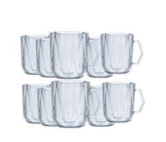 Cốc nhựa trong suốt có quai cầm cao cấp Hokori C6388 Nhựa Việt Nhật Shop