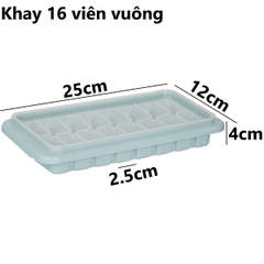 Khay đá 8 - 9 - 12 viên, vỉ đá, vỉ đá nắp, vỉ đá nắp  6932,33,34 Nhựa Việt Nhật Shop
