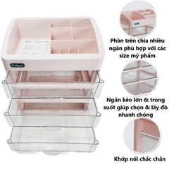 Tủ mỹ phẩm để bàn có ngăn 2T 3T 4T Hokori 3636 Nhựa Việt Nhật Shop