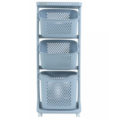 Kệ Nhà Bếp đựng đồ đa năng 3 tầng có bánh xe tiện lợi 5567-3 Nhựa Việt Nhật Shop
