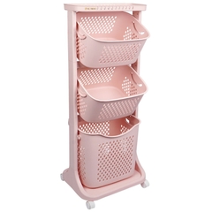 Kệ Nhà Bếp đựng đồ đa năng 3 tầng có bánh xe tiện lợi 5567-3 Nhựa Việt Nhật Shop