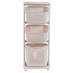 Kệ Nhà Bếp đựng đồ đa năng 3 tầng có bánh xe tiện lợi 5567-3 Nhựa Việt Nhật Shop