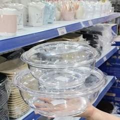 Âu phíp đựng cơm, canh có nắp, âu cơm giữ nhiệt, âu trong 6435-2 Nhựa Việt Nhật Shop