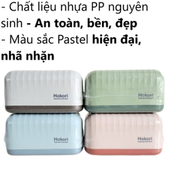 Hộp giấy chữ nhật giấy rút tiện lợi để bàn cao cấp Hokori Việt Nhật 2705 Nhựa Việt Nhật Premium