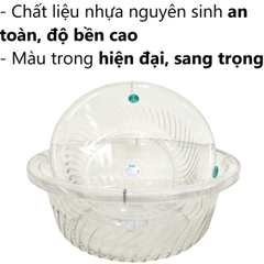 Chậu nhựa cao cấp Hokori, chậu đa năng 3T, 3T6 - 2315/2316 chậu rửa mặt nhựa bóng đẹp Nhựa Việt Nhật Shop