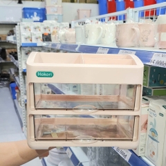 Tủ mỹ phẩm để bàn có ngăn 2T 3T 4T Hokori 3636 Nhựa Việt Nhật Shop