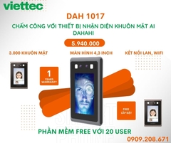 THIẾT BỊ NHẬN DIỆN KHUÔN MẶT AI DAHAHI Model: DAH 1017