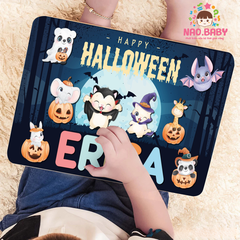 Bảng ghép hình bằng gỗ chủ đề Halloween, giáo cụ Montessori, đồ chơi giáo dục Nao.baby