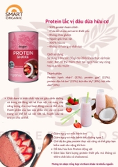 Protein shake dâu và dừa 450gr - Dragon