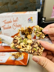 Thanh bánh hạt thuần chay 200gr