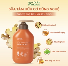 Sữa Tắm Gừng Nghệ Cỏ Cây Hoa Lá