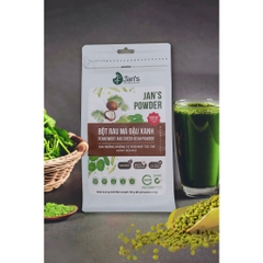 Bột rau má đậu xanh (20 gói) - Jan's