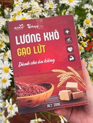 Lương khô gạo lứt ăn kiêng 200gr