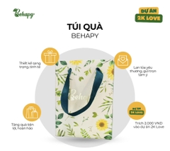 Túi Giấy Quà Xanh Lá Behapy (size nhỏ)