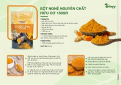 Bột nghệ nguyên chất hữu cơ 150gr Dragon