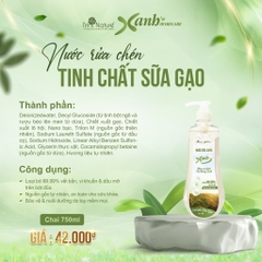 Nước rửa chén gạo 750ml - XANH HOMECARE