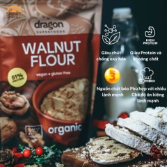 Bột Óc Chó Hữu Cơ 51% Protein 200gr - Dragon