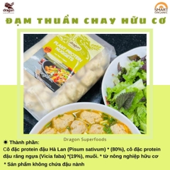 Đạm protein thịt Nugget chay hữu cơ 150gr - Dragon