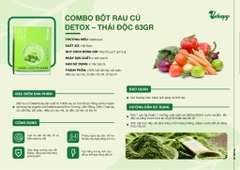 Bột Rau Củ Detox - Thải Độc 63gr - Dalahouse