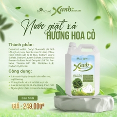 Nước giặt xả hương hoa cỏ Can 5kg - XANH HOMECARE