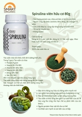 Viên tảo Spirulina Hữu cơ 80gr - 200v - Dragon