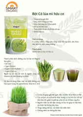 Bột cỏ lúa mì hữu cơ 150gr - Dragon
