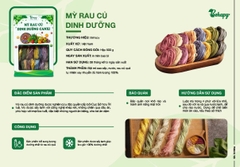 Mỳ rau củ canxi Behapy 500gr
