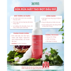 Sữa Rửa Mặt Đậu Đỏ - Cỏ Cây Hoa Lá