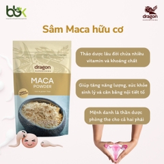 Bột nhân sâm Maca nâu hữu cơ 200gr - Dragon