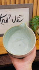 Combo Bát Chawan và Đế đỡ chổi chasen matcha