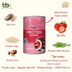 Protein shake dâu và dừa 450gr - Dragon