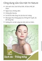 Sữa rửa mặt cúc la mã - đầu cọ 100ml - I’m Nature