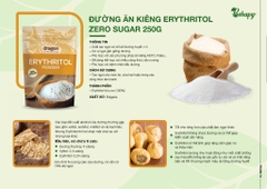 Đường ăn kiêng Erythritol hữu cơ ZERO SUGAR 250g