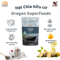 Hạt chia đen hữu cơ 200gr - Dragon