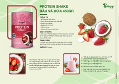 Protein shake dâu và dừa 450gr - Dragon