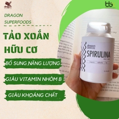 Viên tảo Spirulina Hữu cơ 80gr - 200v - Dragon