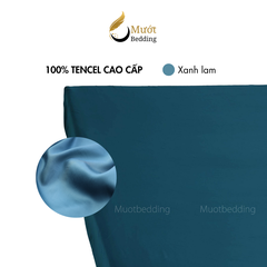 Ga giường Lụa Tencel Mướt Bedding cao cấp trơn màu, drap bo chun đầy đủ kích thước