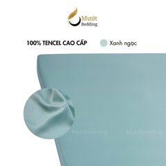 Ga giường Lụa Tencel Mướt Bedding cao cấp trơn màu, drap bo chun đầy đủ kích thước