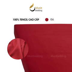 Ga giường Lụa Tencel Mướt Bedding cao cấp trơn màu, drap bo chun đầy đủ kích thước