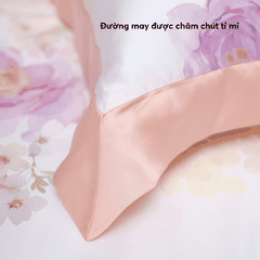 Bộ ga giường Mướt bedding chất liệu lụa Tencel bộ 5 món gồm chăn cao cấp đầy đủ size giường