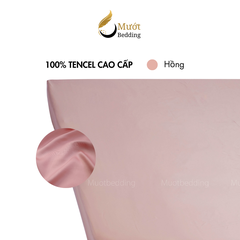 Ga giường Lụa Tencel Mướt Bedding cao cấp trơn màu, drap bo chun đầy đủ kích thước