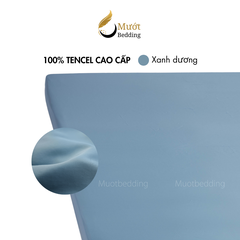 Ga giường Lụa Tencel Mướt Bedding cao cấp trơn màu, drap bo chun đầy đủ kích thước