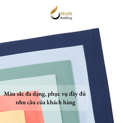 Vỏ gối trơn màu Mướt bedding mịn mướt sử dụng văn phòng, gia đình, du lịch